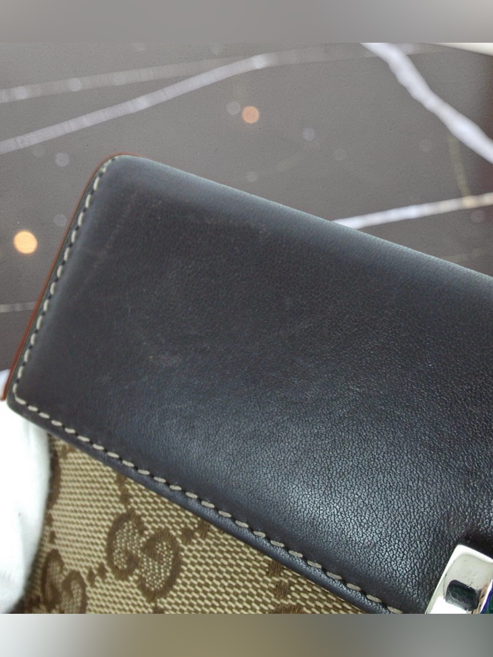 GUCCI Sherry Line Canvas/Leather Continental Wallet πβ€οΈβπ₯ - Picture 13 of 14